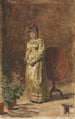 Jeune fille méditant - Thomas Eakins — vista dell’opera