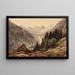 Nel Zillertal - Thomas Ender — quadro incorniciato alla parete
