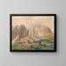 Fortezza di San Pietroburgo vicino a Silz in Tirolo - Thomas Ender — quadro incorniciato alla parete