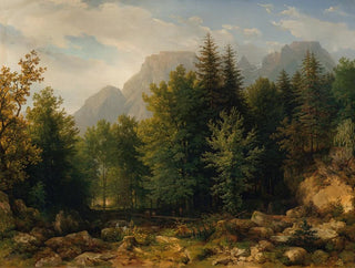 Thomas Ender - Waldlandschaft im Hochgebirge.webp