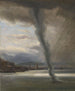 Una tromba marina sulla baia di Napoli - Thomas Fearnley — vista dell’opera