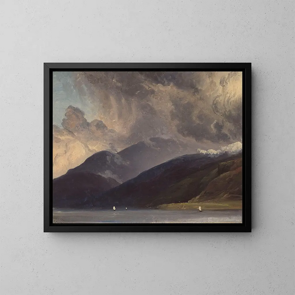 De Balestrand sul Sognefjord - Thomas Fearnley — quadro incorniciato alla parete