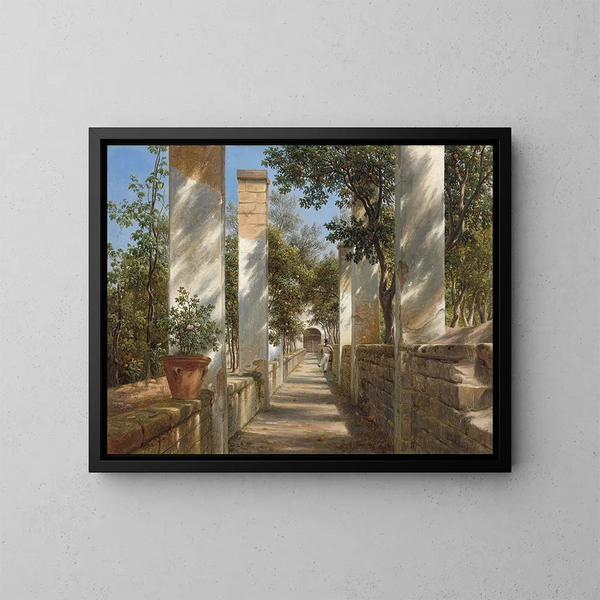 Pergola alle arance - Thomas Fearnley — quadro incorniciato alla parete