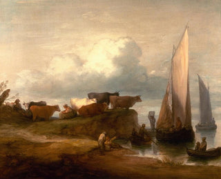 Un paesaggio costiero - Thomas Gainsborough — vista dell’opera