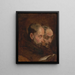 da un quadro tradizionalmente attribuito a Van Dyck che rappresenta Due monaci che leggono - Thomas Gainsborough — quadro incorniciato alla parete