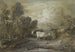 Un Pastore con Tre Mucche vicino a uno Stagno in Altitudine - Thomas Gainsborough — vista dell’opera