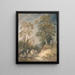 Sentiero di campagna con zingari al riposo - Thomas Gainsborough — quadro incorniciato alla parete
