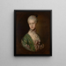 Elizabeth Wrottesley, più tardi duchessa di Grafton - Thomas Gainsborough — quadro incorniciato alla parete