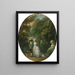 Henri duc de Cumberland 1745-1790 con la duchessa di Cumberland 1743-1798 e Lady Elizabeth Lu - Thomas Gainsborough — quadro incorniciato alla parete