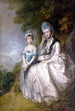 Hester Comtesse di Sussex e sua figlia Lady Barbara Yelverton - Thomas Gainsborough — vista dell’opera