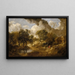 Paesaggio nel Suffolk - Thomas Gainsborough — quadro incorniciato alla parete