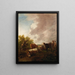 Paesaggio con bestiame - Thomas Gainsborough — quadro incorniciato alla parete