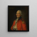Tenente colonnello Paul Pechell - Thomas Gainsborough — quadro incorniciato alla parete