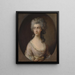 Marie Heberden - Thomas Gainsborough — quadro incorniciato alla parete