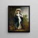 Mademoiselle Elizabeth Haverfield - Thomas Gainsborough — quadro incorniciato alla parete