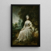 Mme Mary Robinson Perdita - Thomas Gainsborough — quadro incorniciato alla parete