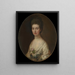 Mme Ralph Izard - Thomas Gainsborough — quadro incorniciato alla parete