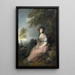 Mme Richard Brinsley Sheridan - Thomas Gainsborough — quadro incorniciato alla parete