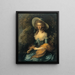 Ritratto di Mlle Evans - Thomas Gainsborough — quadro incorniciato alla parete