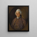 Ritratto di Sir John Pringle, 1er baronnet - Thomas Gainsborough — quadro incorniciato alla parete