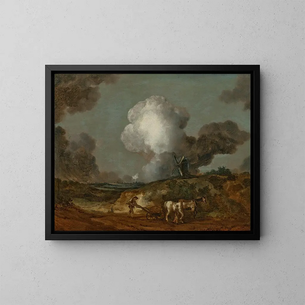 La charrue de Suffolk - Thomas Gainsborough — quadro incorniciato alla parete