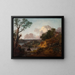 Vista nel Suffolk - Thomas Gainsborough — quadro incorniciato alla parete