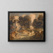 Paesaggio boscoso con contadini a cavallo - Thomas Gainsborough — quadro incorniciato alla parete