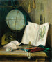 Natura morta con un globo e conchiglie - Thomas Germain Joseph Duvivier — vista dell’opera