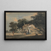 Una fattoria del Devonshire - Thomas Girtin — quadro incorniciato alla parete