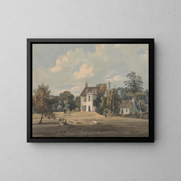 Chalfont Lodge, Buckinghamshire - Thomas Girtin — quadro incorniciato alla parete