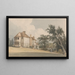 Maison de campagne - Thomas Girtin — quadro incorniciato alla parete