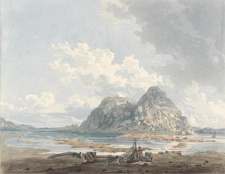Rocher e castello di Dumbarton - Thomas Girtin — vista dell’opera