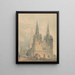 Cattedrale di Lichfield Staffordshire - Thomas Girtin — quadro incorniciato alla parete