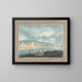 Rochester, Kent, visto dal nord - Thomas Girtin — quadro incorniciato alla parete