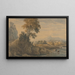 Paesaggio romantico - Thomas Girtin — quadro incorniciato alla parete