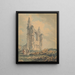 Rovine della cattedrale di Saint-André - Thomas Girtin — quadro incorniciato alla parete
