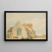 Chiesa di Stellingham - Thomas Girtin — quadro incorniciato alla parete