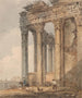 Tempio di Antoine e Faustina - Thomas Girtin — vista dell’opera