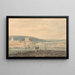 Vista di Rochester - Thomas Girtin — quadro incorniciato alla parete