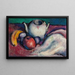 Natura morta con teiera e frutta - Thomas Hart Benton — quadro incorniciato alla parete