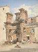 Le Colonnacce Roma Resti delle mura interne del Foro di Nerva - Thomas Hartley Cromek — vista dell’opera
