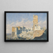 L'Acropoli vista da ovest con i Propilei e il Tempio di Atena Nike, Atene - Thomas Hartley Cromek — quadro incorniciato alla parete