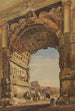 L'Arc de Titus et le Colisée Rome - Thomas Hartley Cromek — vista dell’opera