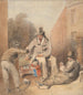 Uomo e bambini con un organetto e un scimmia - Thomas Heaphy — vista dell’opera