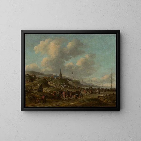 Côte à Scheveningen - Thomas Heeremans — quadro incorniciato alla parete