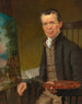 Edward Hicks che dipinge il regno pacifico - Thomas Hicks — vista dell’opera