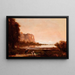 Paesaggio con due Indiani - Thomas Hill — quadro incorniciato alla parete