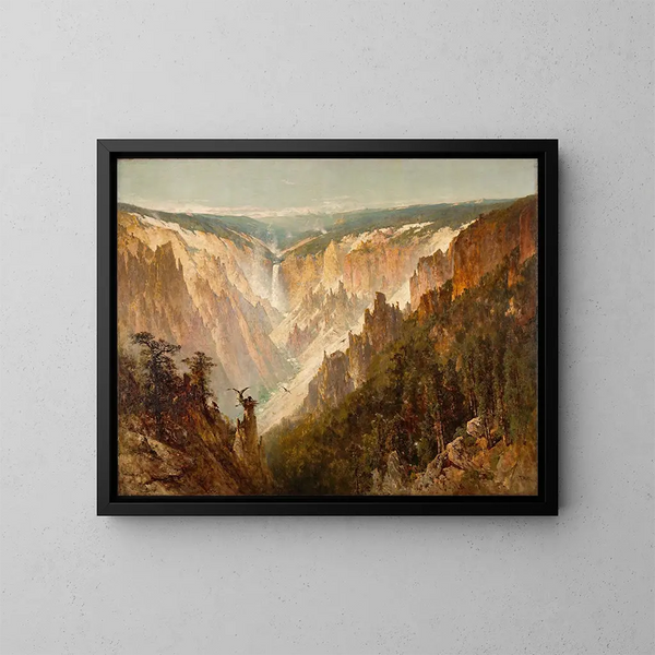 Le Grand Canyon de Yellowstone - Thomas Hill — quadro incorniciato alla parete