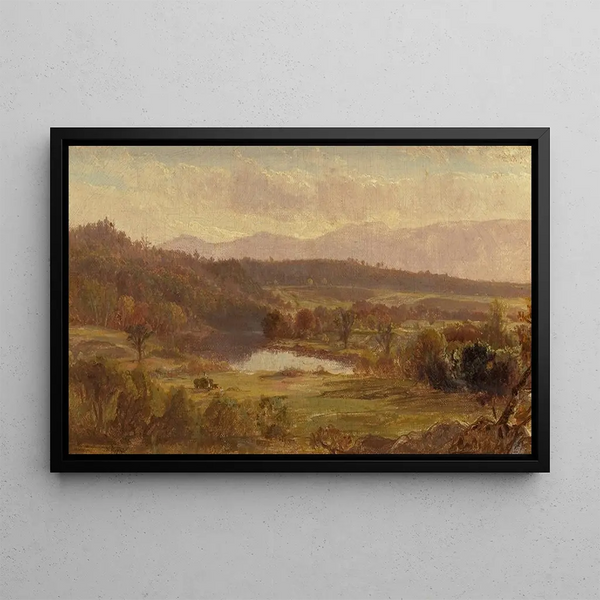 Fenaison dans les Catskills - Thomas Hiram Hotchkiss — quadro incorniciato alla parete