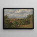Ospedale di Greenwich dall'osservatorio con una vista lontana di Londra - Thomas Hofland — quadro incorniciato alla parete